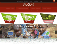 Tablet Screenshot of fundacioncronosvidaycultura.org
